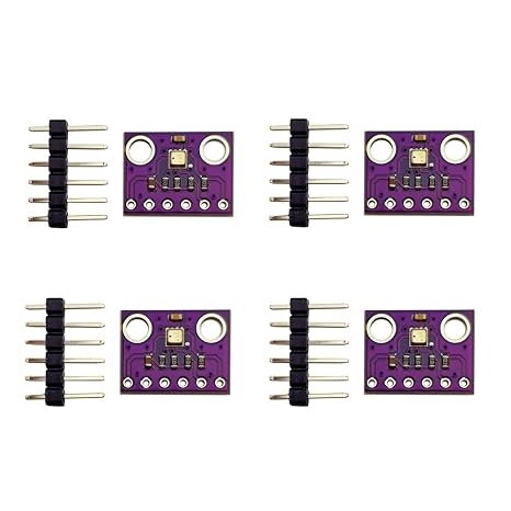 GY-BME280-3.3 High Precision Altimeter Barometric Pressure Temperature and Humidity Sensor BME280 3.3V for Arduino 4pcs