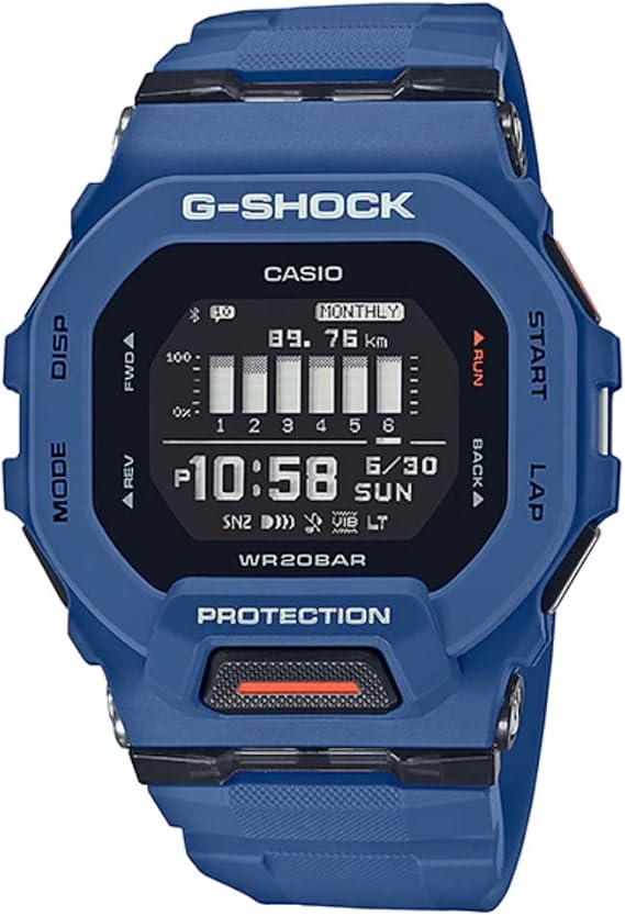 Casio G-Shock Men's Watch GBD-200 Parallel Import, black/blue
