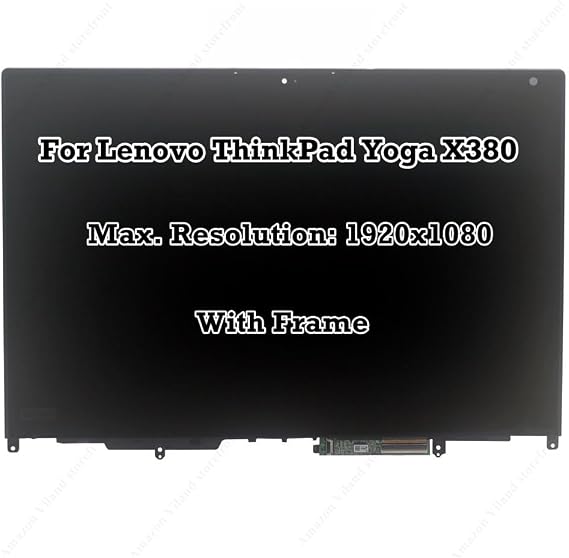 13.3'' Replacement for Lenovo ThinkPad X380 Yoga 20LH 20LJ FHD 1920x1080 Panel LCD LED Display Touch Screen Assembly Digitizer