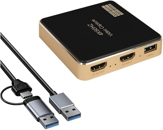 Hdtvライブストリーミングデバイス Usb3.0ビデオキャプチャカード 4k60hz解像度 Hdビデオ録画 ループ出力 遅延なし