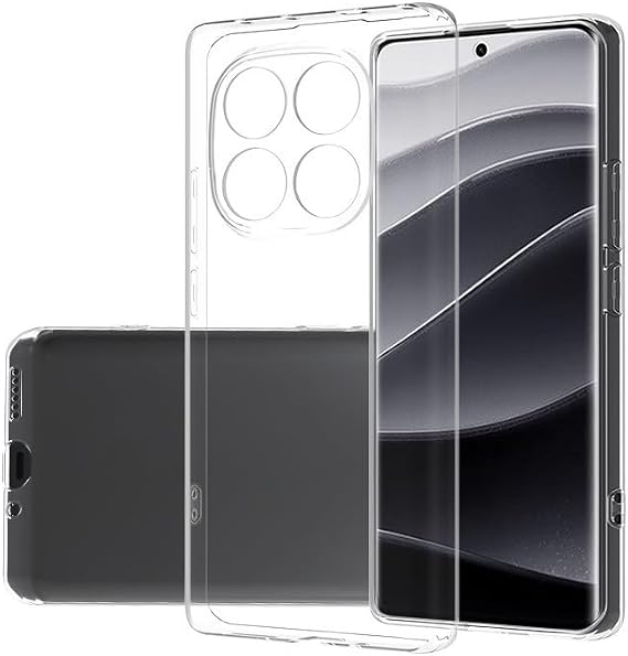 Coverzone Xiaomi Redmi Note 14 Pro Plus ile uyumlu Kılıf Süper Esnek Yapılı Kamera Korumalı Toz ve Kirden Koruyan Silikon Süper Şeffaf Kapak