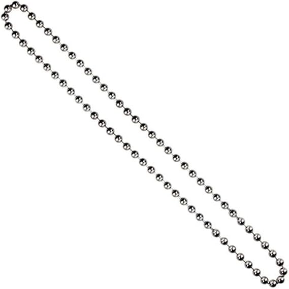Roller Blind Beaded Pull Chain Extension, 4.5 MM Beaded Ball Continuous Endless (Drop 50cm)