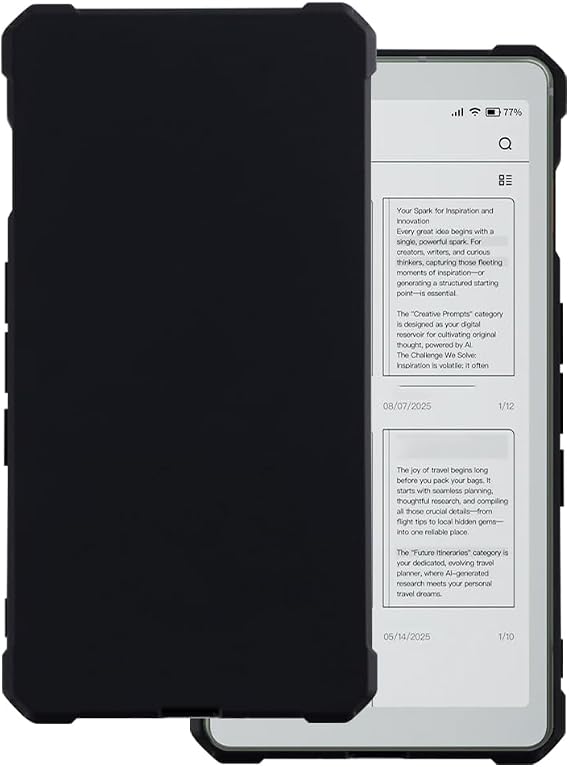 Phone Protective Case for Viwoods AiPaper Reader C - Black