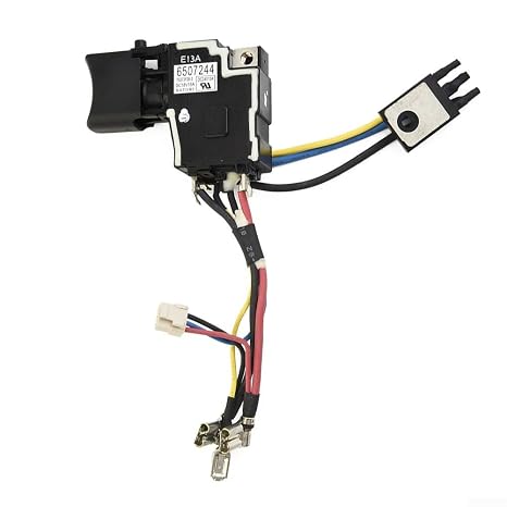 Replacement Power Switch 6507244 for DHP458 DHP448 DDF458 DDF448 BHP458 BHP448, Cordless Drill Trigger On Off Button Repair Part 6506824