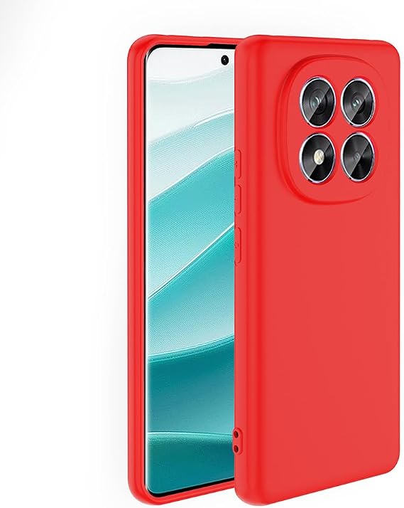 Spia Xiaomi Redmi Note 14 Pro 4G ile Uyumlu Kılıf Kırmızı Lansman Kapak Orijinal (Xiaomi Redmi Note 14 Pro 4G ile Uyumlu, Kırmızı)