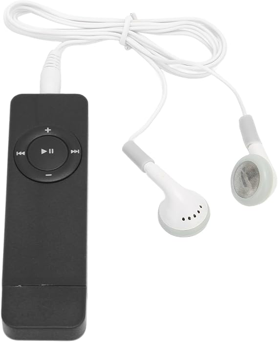 Portable MP3 Player with Lossless Audio, 64GB Support (Black)
