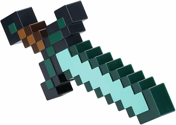 Paladone Minecraft Diamond Sword Light - 3 Dynamic Light Modes - Officially Licensed Minecraft Room Decoration & Collectible [Energy Class A]
