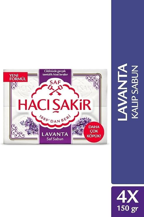 Hacı Şakir 4 Lü Banyo Sabunu Lavanta