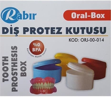 Rabır Diş Protezi Saklama Kutusu
