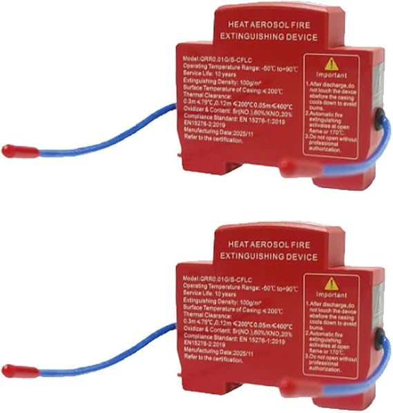 Automatic Fire Extinguishing Device DIN Rail Retardant Tool for Household