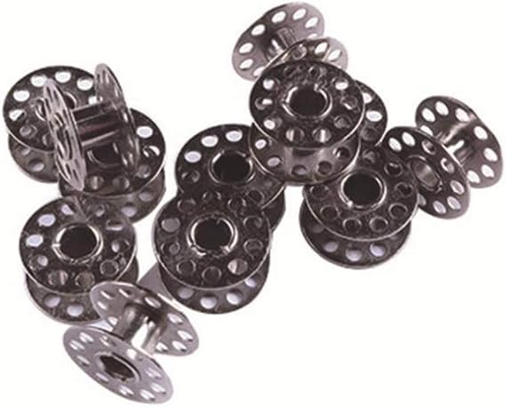 25 x Iron Sewing Machine bobbins spools with Storage Box for Brother Janome Singer Elna Babylock Kenmore