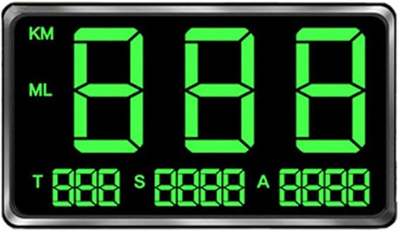 GPS Speedometer Motorcycle HUD Electronics Universal Overspeed Warning Display Digital Track Bike Large Screen Alarm Car System
