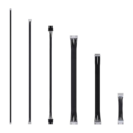 BCZAMD 3D Printer Accessory Cable Set (6-in-1) for Bambu-Lab AMS 2 Pro: Replacement Connection Cable for Signal or Power Transmission - Ensures Stable H2D Printing