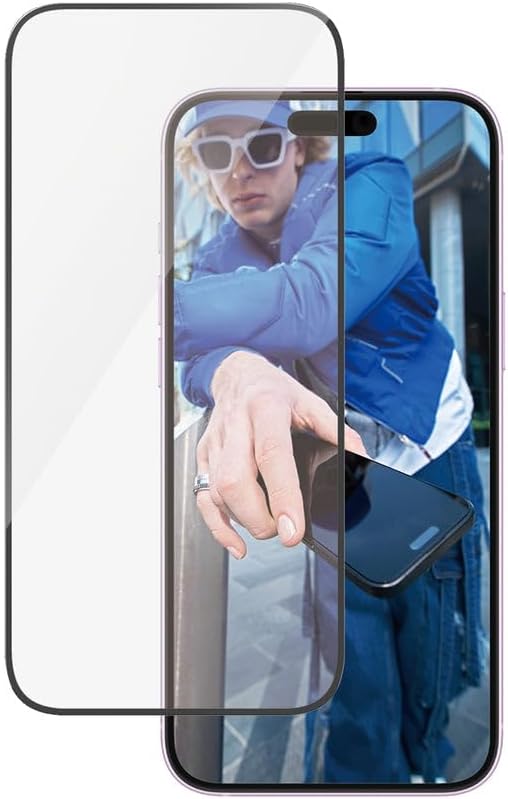 Kırılmaz Cam Ultra Geniş Fit Ekran Koruyucu Folyo Apple iPhone 16 Plus/15 Plus/14 Pro Max için, Kenardan Kenara Sertleştirilmiş Cam, Düşme/Çizilme Koruması, Parmak İzi Önleyici, Kolay Kurulum