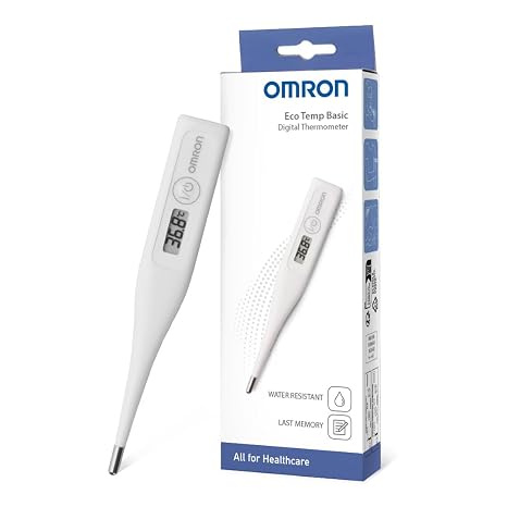 OMRON Eco Temp Basic Digital Thermometer for Babies, Kids and Adults