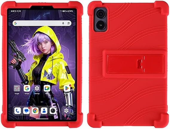 Case for ALLDOCUBE Mini 4 Ultra/iPlay 80 Mini Ultra Tablet 8.8 Inch, Soft Kid Friendly Light Weight Build in Kickstand Protective Cover, Red