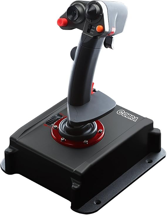 ホールセンサー技術、専用スロットルコントロール付きFlashfire Cobra V5フライトシミュレーションジョイスティック