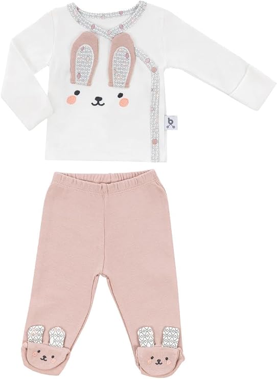 Gezenbebe Hero Bebekler İçin Nakışlı Zıbın ve Patikli Pantolon Set