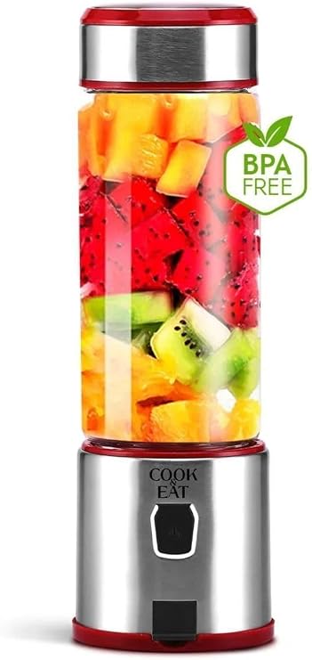 Şarjlı Portatif Taşınabilir El Blenderi Meyve Sıkacağı Mama Karıştırıcı Smoothie Milkshake Frozen