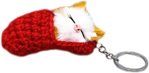 MHADBKH Keychain Cute Keyring Cute Pendant Keychain Bag Plush Keyring KeyHolder Plush Backpacks Bag Keyrings