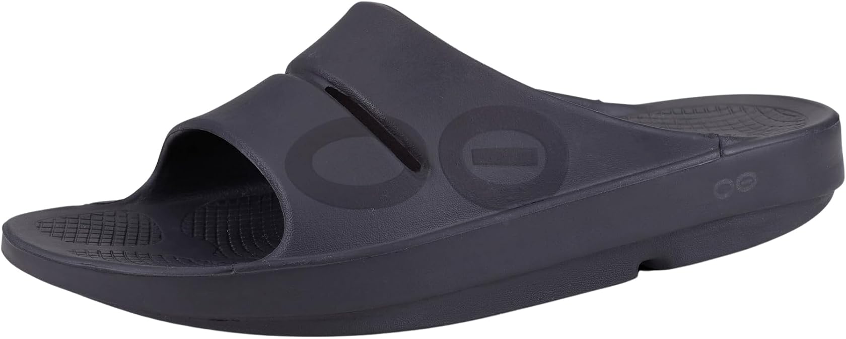 OOFOS Mens OOahh Sport Slide Ooahh Sport Slide Black Size: 8 Women/6 Men