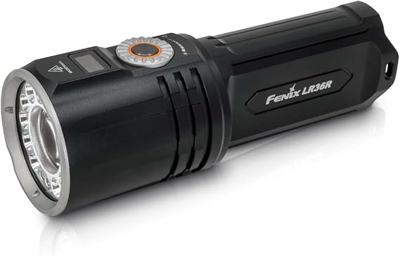 Fenix LR36R High Brightness Flashlight, LED/LEP, 10,000 Lumens, Irradiation Distance, 392.7 ft (1,260 m), Distress Rescue [Professional Only]