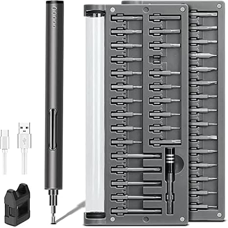 Mini Electric Screwdriver - 3.7V Small Cordless Precision Screwdriver Set
