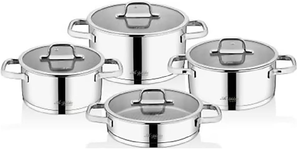 Aryıldız Cookware Set Prestige 8 Pieces De Luxe