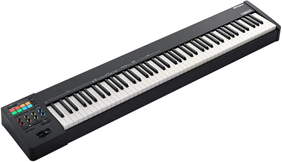 Roland A-88Mk2 Midi Keyboard Controller, Supremely Playable, with Onboard Creative Tools for Today'S Musicians And Producers