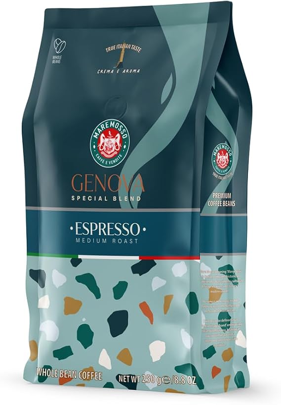 Mare Mosso Espresso Genova Blend Çekirdek Kahve 250 Gr. Moka Pot Öğütülmüş