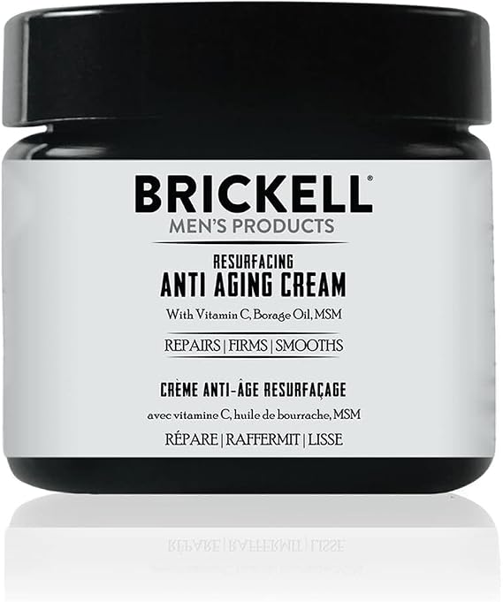 Brickell Men's Rejuvenating Anti-Aging Face Cream for Men, Natural & Organic Face Moisturizer, Vitamin C Cream for Wrinkles 60ml, Unscented