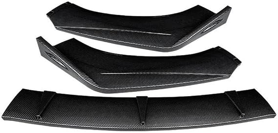 For Kia K5 2011-2015 Front Bumper Splitter Lip Diffuser Spoiler Protector Cover Guard Deflector Lips Exterior Decoration(Carbon Fiber Look)