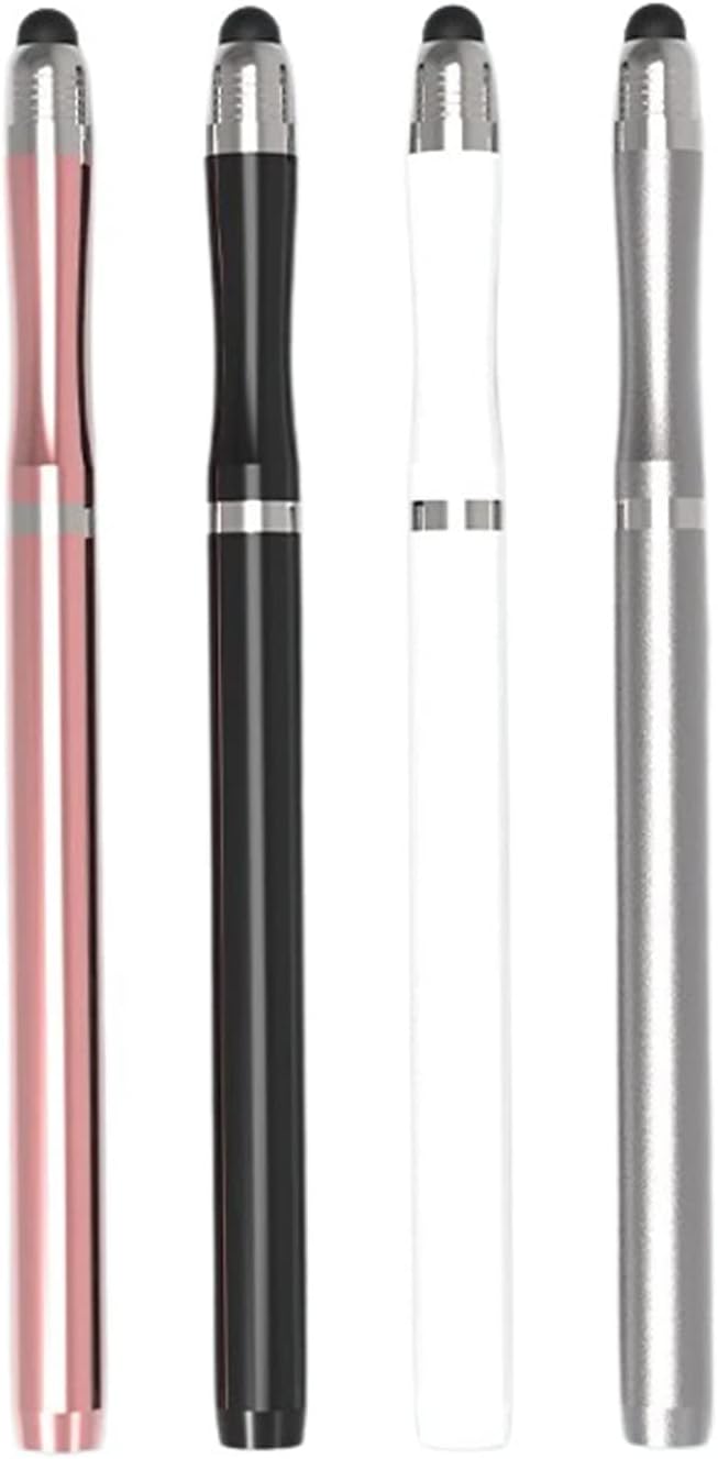 Microcase Universal Telefon Tablet iPad 2in1 Disk Uçlu Stylus Pen Dokunmatik Kalem - AL3464 Rose Gold