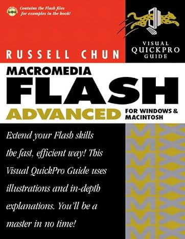 Macromedia Flash MX Advanced for Windows and Macintosh: Visual QuickPro Guide [Paperback] Chun, Russell