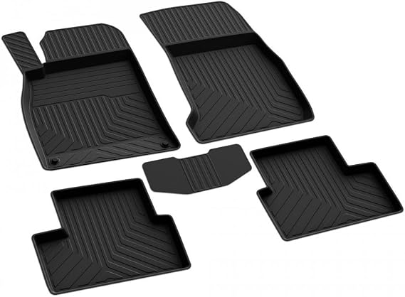 ferrous autoaccessories Mercedes A200 W177 ile Uyumlu 4D Havuzlu Kauçuk Paspas 2018 ve Üstü