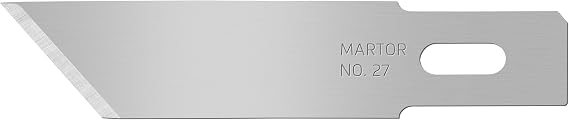 MARTOR 10x Grafikklinge 93 mm 1-fach Doppel-Facette Stahl