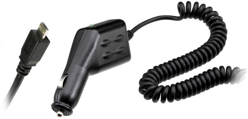 In Car Charger Cable Lead Compatible with BlueAnt Pump HD Sportsbuds