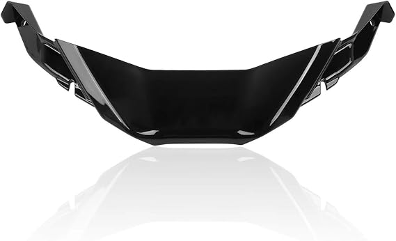 Front Downforce Spoiler Extension Cover Fairing Winglet Aerodynamic Wing For BMW S1000RR M1000RR 2023-2025 Body Panel Repair(Glossy Black)