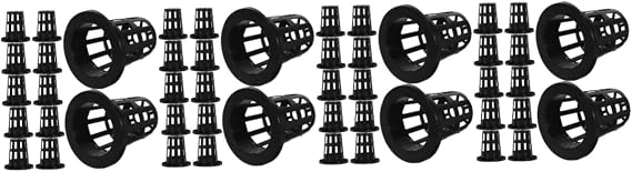 ibasenice 200pcs Plastic Net Cups for Hydroponics Mesh Pots for Planting Baskets Nursery Pots for Indoor Outdoor Use