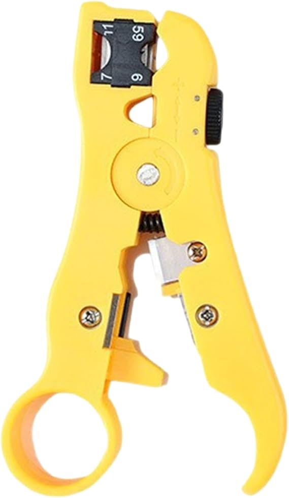 Adjustable Cable Stripper for Network Coaxial Cable DIY Repair