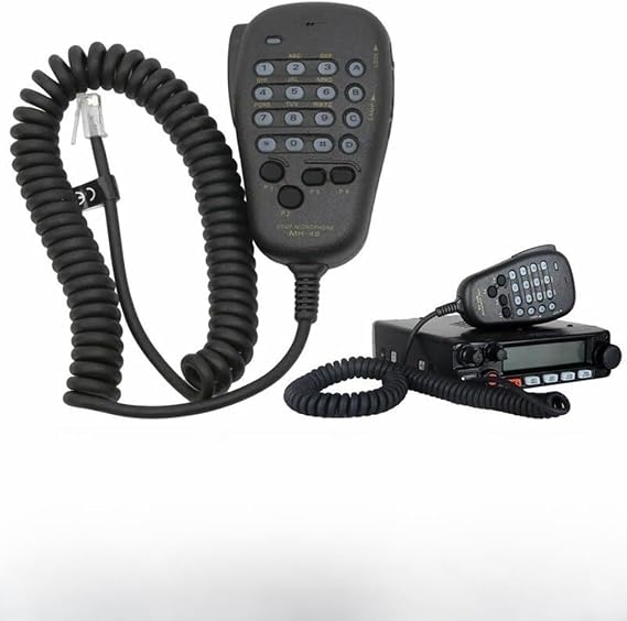 MH-48A6J Speaker Microphone for Yaesu FT-7800R FT-8800R FT-8900R FT-1807 FT-1907 Mobile Radios with Backlit Keypad and Programmable Keys