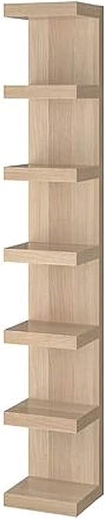 lack IKEA Wall Shelf Unit,White Stained Oak Effect: Looks Like Wood [12" x 75"]