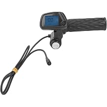 Qqmora Throttle Integrated Display LCD Screen Replacement for Tuttio Soleil 01 Electric Dirt Bike, Real Time Riding Data for Off-Road Motorcycle Enthusiasts