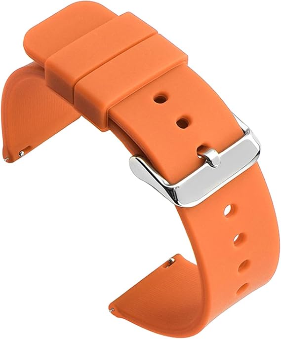 Silicone Quick Release Replacement 12MM 14MM 16MM 18MM 19MM 20MM 21mm 22MM 24MM Watchband Watch Strap