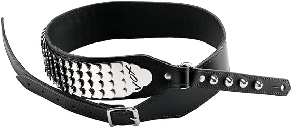 VOX Guitar Python Strap Leather Leather Python Strap V822 Black Black