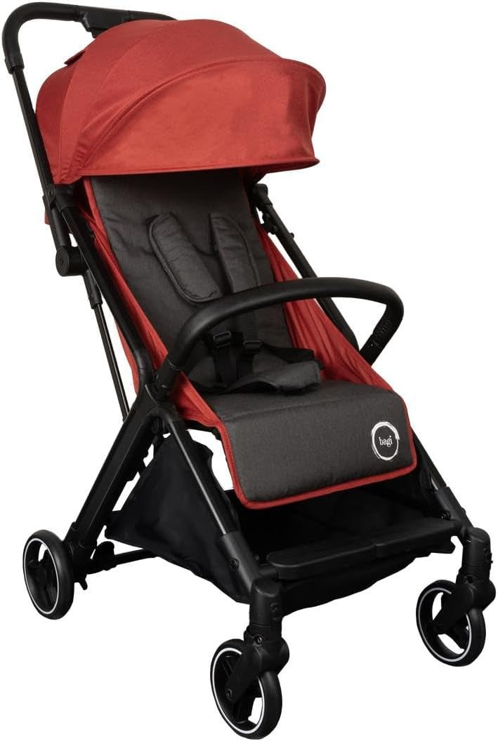 Bagi Gravity Autofold Baby Stroller Red