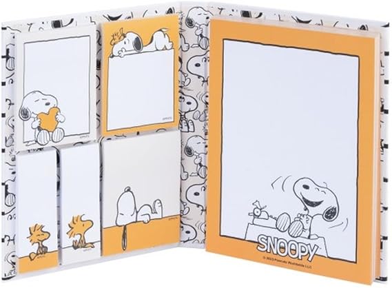 Grupo Erik Snoopy Peanuts Sticky Notepad - Snoopy Gifts