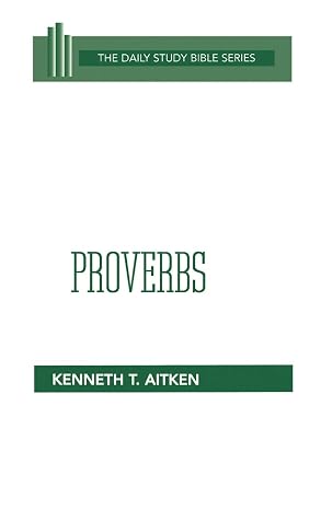 Proverbs H/B Dsb (Daily Study Bible)