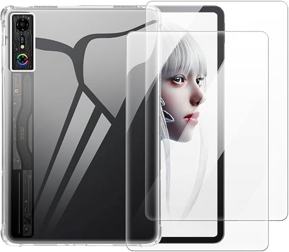 RedMagic Nova Gaming Tabletと互換性がある ケース＆スクリーンプロテクター - クリア