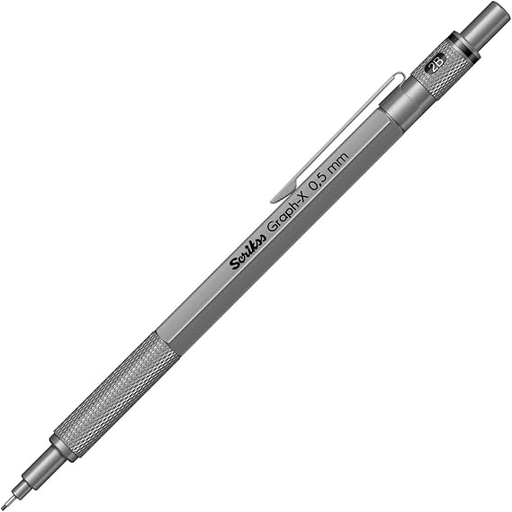 Scrikss Office Graphx Mekanik Kurşun Kalem Kurşun Gri 0.5 Mm
